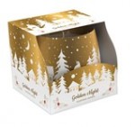 Sviečka aromatická v skle 100 g SAS 8038 Christmas Golden Night