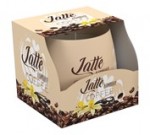 Sviečka aromatická v skle 100 g SAS 2021 Coffe Latte