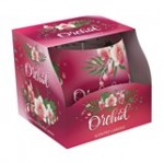 Sviečka aromatická v skle 100 g SAS 3007 Orchid