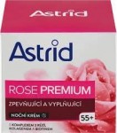 ASTRID nočný krém ROSE PREMIUM 55+50ML