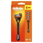 Gillette Fusion strojček+ náhradné hlavice 4 ks