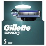 Gillette Mach3 náhradné hlavice 5ks