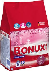 Bonux prací prášok color radiant rose 18PD / 1,17 kg